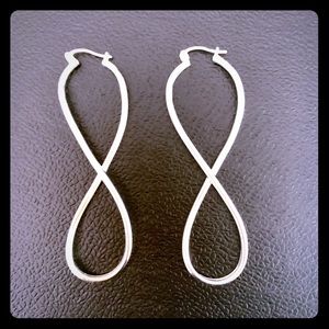 Infinity Sterling Silver Earrings